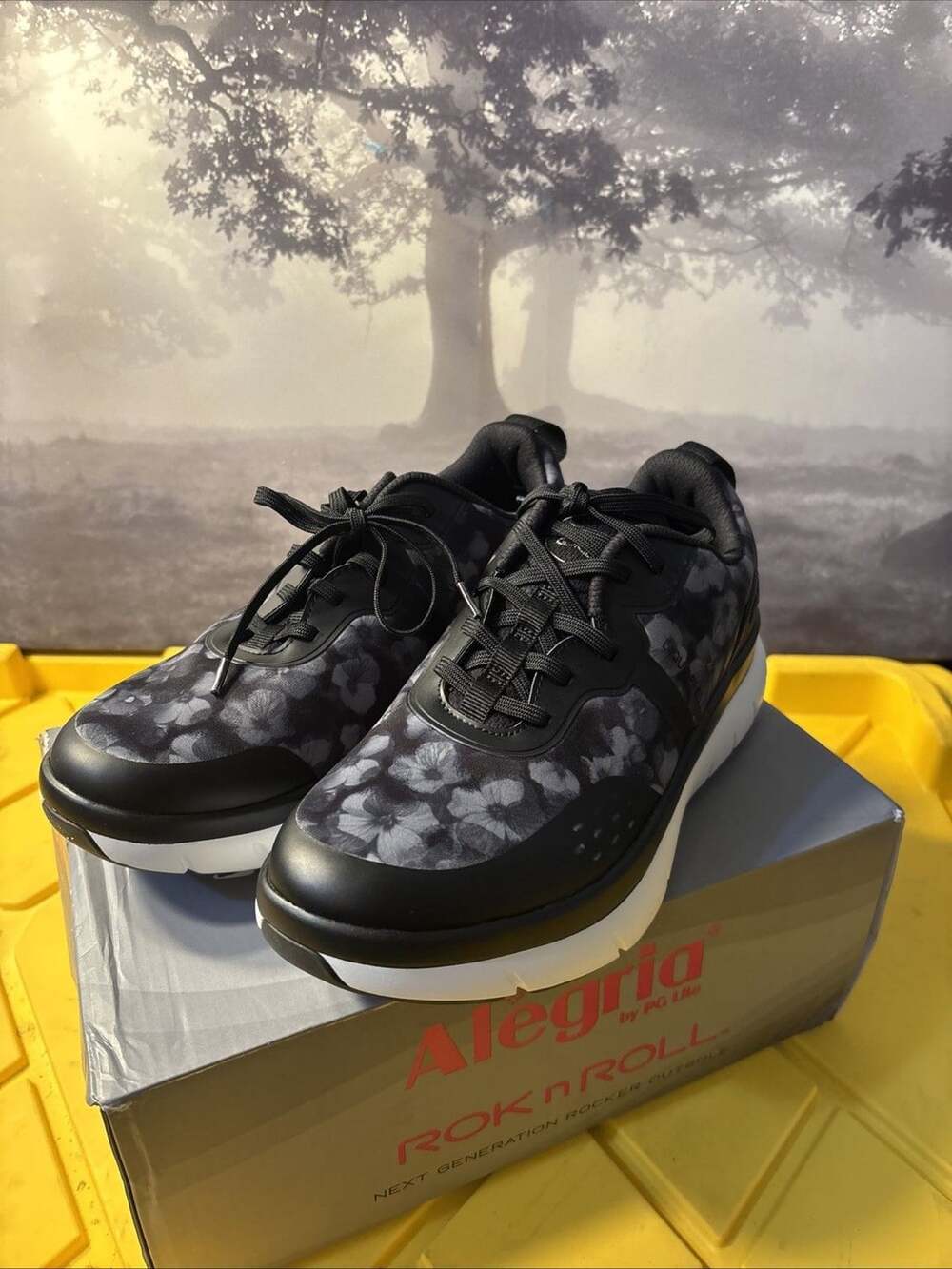 Alegria Eclips Pansy Power Black Shoes Womens Size 8 Comfort Walking Nurse Style